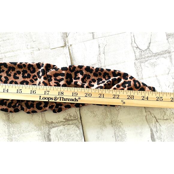 NWT Likely Leopard Print Bali Sheath Long Sleeve Ruched Mock Neck Dress Sz 4 - Picture 13 of 13